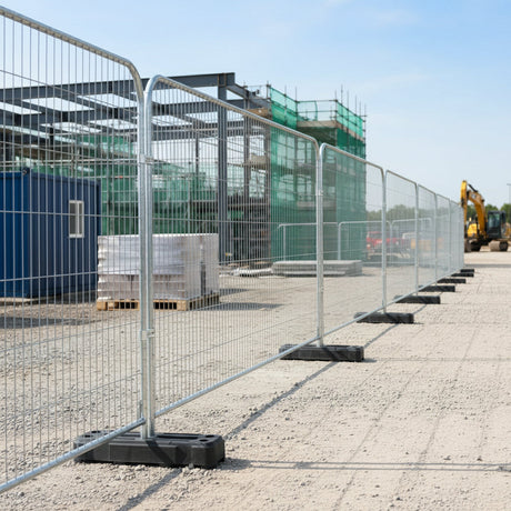 Round Top Mesh Temporary Steel Fencing Panel