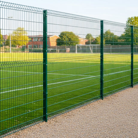 Mesh Security Fencing In Ground Permanent Steel Mesh
