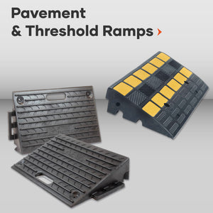 Portable threshold ramps modular rubber aluminum folding wooden concrete handicap adjustable telescoping ADA compliant heavy-duty multi-fold roll-up outdoor pavement driveway kerb curb ramps