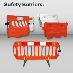 Safety Barriers construction sites Pedestrian safety barriers Workplace safety barriers Steel safety barriers Impact-resistant Heavy-duty safety barriers Safety barriers compliant with regulations High-visibility Removable Durable safety barriers.