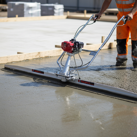 Concrete screeds and strikers