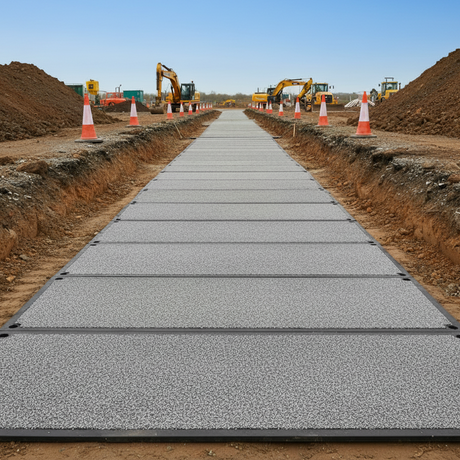 anti skid stell road plates construction
