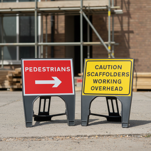 Plastic Temporary Q-Signs 600 x 450mm