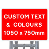 Reflective Quick Fit Sign Faces Chapter 8 Compliant The Red Book Road Sign High Visibility Traffic Safety Temporary Boards Custom Sign Frame RA1  HIP Class 2 RA2 Prismatic GRP Plastic Substrate Composite Dibond 