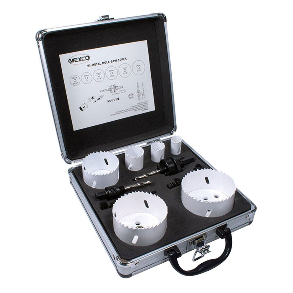 Mexco 10pc Bi-Metal Holesaw Kit