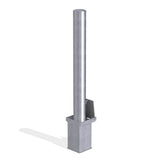 Round metal bollard 