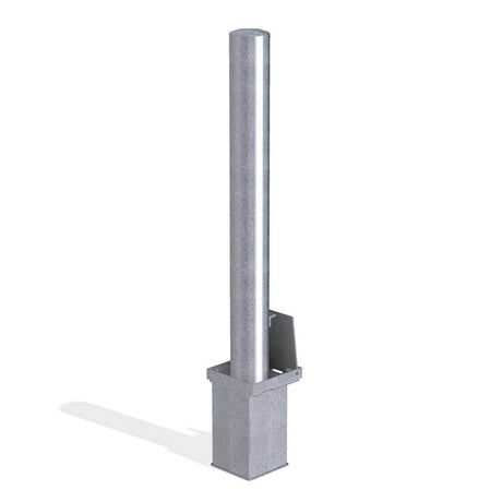Round metal bollard 