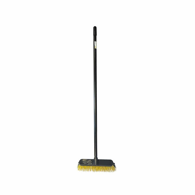Heavy Duty Stiff Bristle Broom and Handle