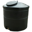 Black Cylindrical Water Storage Tank 