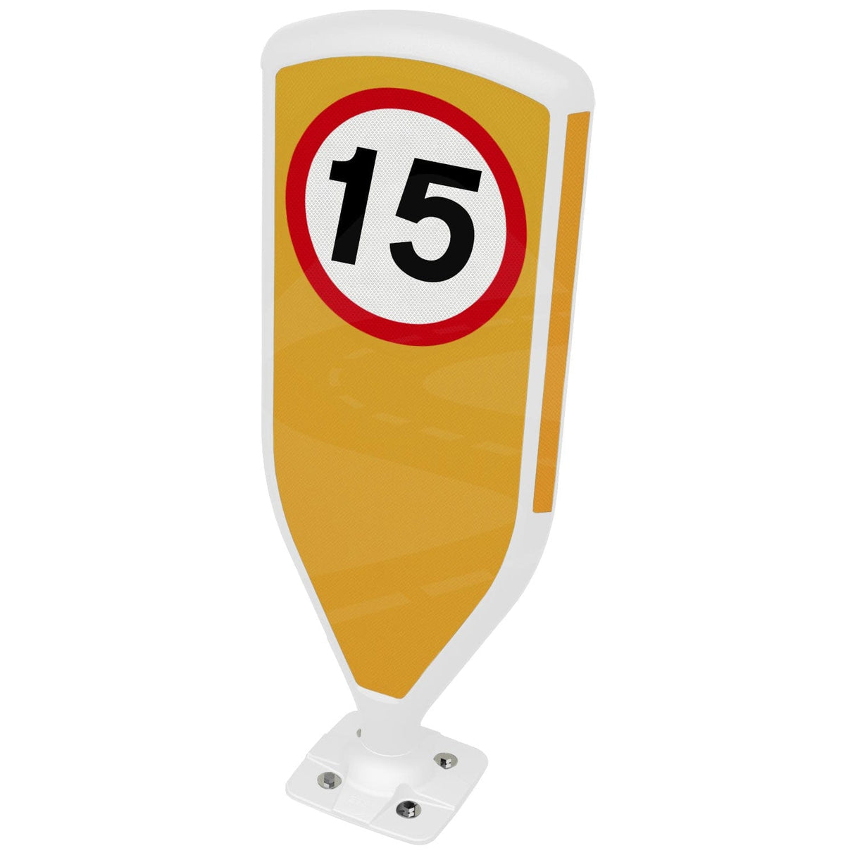 Retroreflective Reboundable Self-Righting Bollard