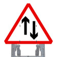 Reflective Quick Fit Sign Faces Chapter 8 Compliant The Red Book Road Sign High Visibility Traffic Safety Temporary Boards Custom Sign Frame RA1  HIP Class 2 RA2 Prismatic GRP Plastic Substrate Composite Dibond 