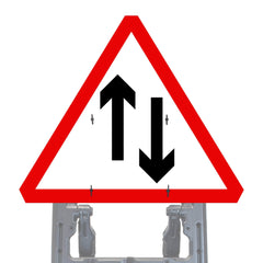 Reflective Quick Fit Sign Faces Chapter 8 Compliant The Red Book Road Sign High Visibility Traffic Safety Temporary Boards Custom Sign Frame RA1  HIP Class 2 RA2 Prismatic GRP Plastic Substrate Composite Dibond 