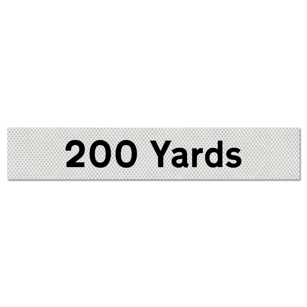 200 Yards Supplementary Plate - Q-Sign