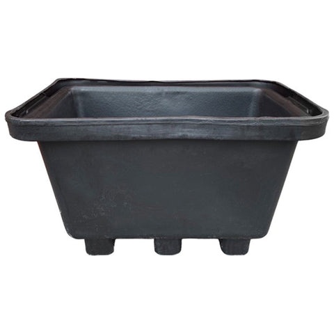 250-litre-eco-mortar-tub-black-double-skinned-forklift-cement-construction-bins-containers-hay-soaker-rigid-durable-masonry-industrial-heavy-duty-site-safety-equipment-plastic-mdpe-capacity-stackable-portable-builders-storage-solution-plaster-cement-bucket