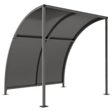 leyton-cycle-shelter-clear-PETG-roof-cladding-secure-mesh-doors-autopa-galvanised-steel-lockable-bike-stand-outdoor-freestanding-parking-bicycle-secure-standalone-secure-bolt-down-robust-weather-resistant-weatherproof-steel-canopy