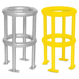 360-degrees-column-impact-protector-hot-dip-galvanised-powder-coated-yellow-black-damage-collision-protection-free-standing-posts-masts-depots-freight-yards-car-parks-bolt-down-high-visibility-indoor-outdoor-600mm-safety-steel-warehouse-industrial-commercial-residential-heavy-duty