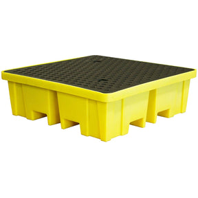 Plastic 4 Drum Spill Pallet 