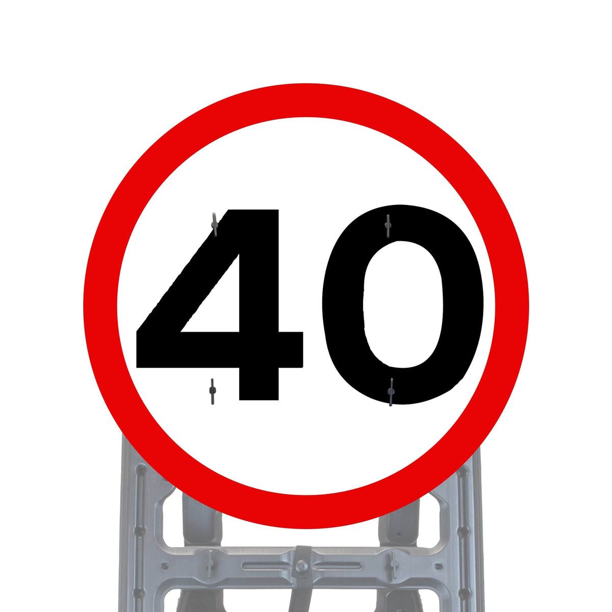 40mph Quick-Fit Sign Face Diagram 670 (Face Only) | SSUK – Street ...