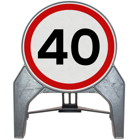 40mph-670-plastic-road-q-sign-control-management-roadway-signage-durable-weather-resistant-lightweight-high-visibility-chapter-8-traffic-signs-manual-750mm-street-safety-vehicle-portable-barrier-traffic-cone-events-roadworks-construction-sites