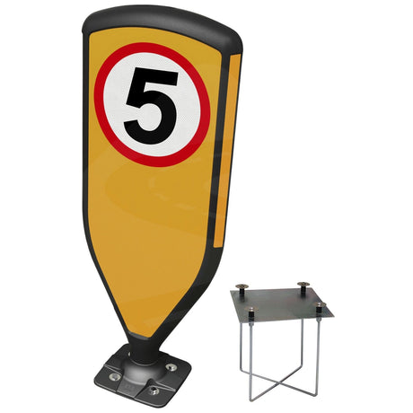 Retroreflective Reboundable Self-Righting Bollard