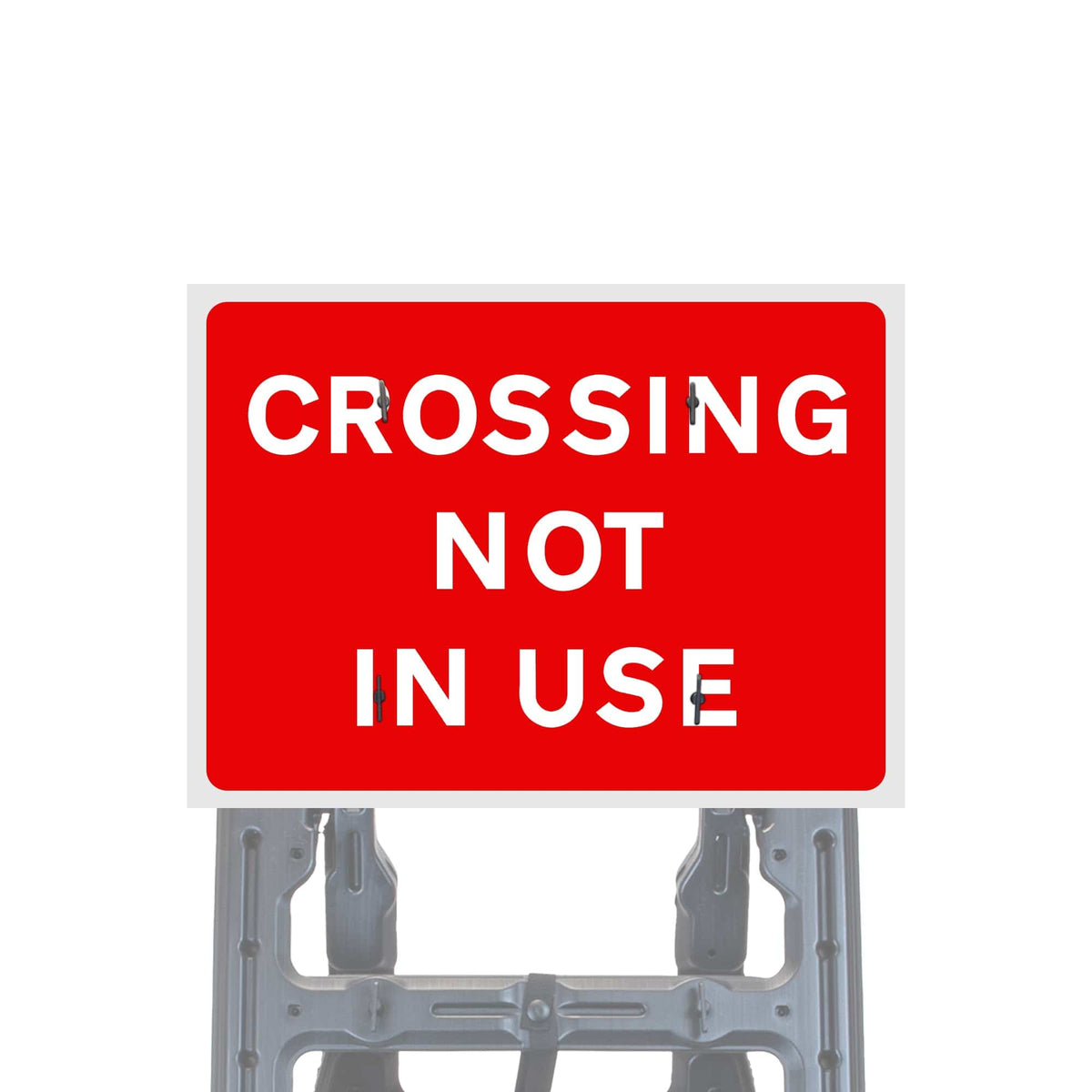 Crossing Not In Use Quick-Fit Sign Face 7016 | SSUK