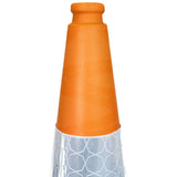 750mm-1-piece-traffic-safety-road-cone-orange-reflective-starlux-barrier-pedestrian-vehicle-demarcation-roadworks-events-schools-traffic-management-plastic-recyclable-highway-construction-site-equipment-durable-weather-resistant
