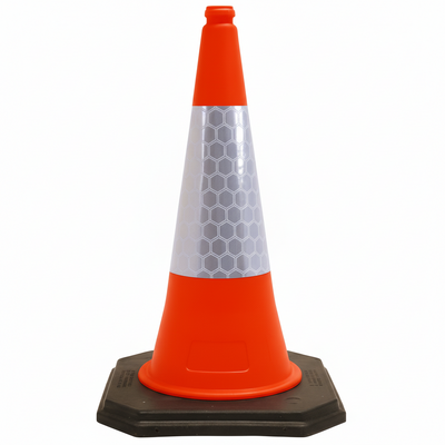 750mm orange Starlite traffic cone with high-visibility reflective sleeve