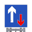 Reflective Quick Fit Sign Faces Chapter 8 Compliant The Red Book Road Sign High Visibility Traffic Safety Temporary Boards Custom Sign Frame RA1  HIP Class 2 RA2 Prismatic GRP Plastic Substrate Composite Dibond 