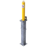Retractable Telescopic Round Parking Post - 500mm