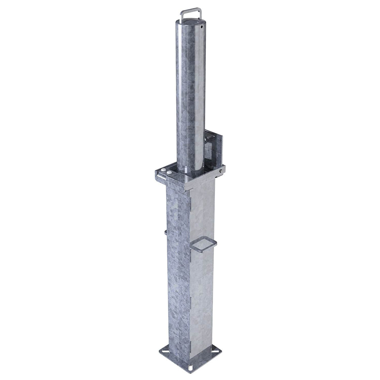 Retractable Telescopic Round Parking Post - 500mm