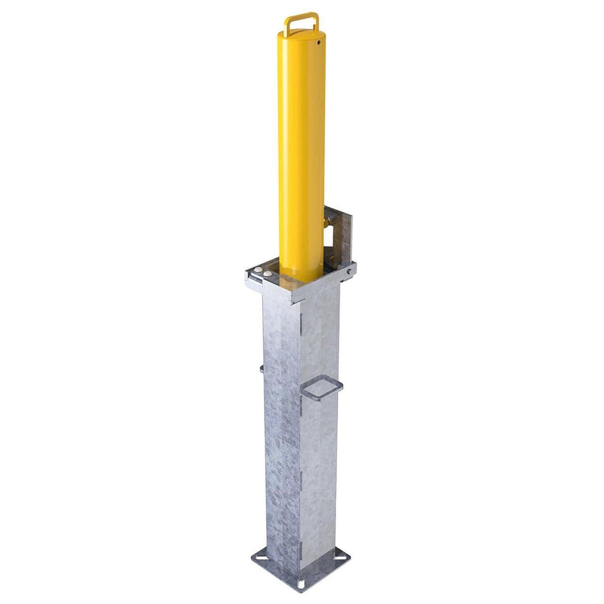 Retractable Telescopic Round Parking Post - 500mm