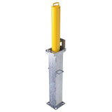 Retractable Telescopic Round Parking Post - 500mm