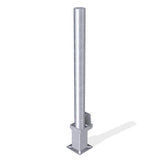 Round metal bollard