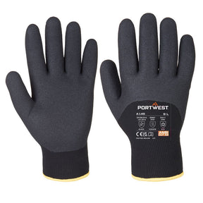 Portwest A146 Cold 15 Nitrile Sandy 3/4 Dipped Glove