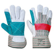 Portwest A229 Leather Rigger 320 Cow Split Reinforced Palm Glove