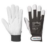 Portwest A250 Waterproof Leather 110 Grain Palm Mechanical Glove