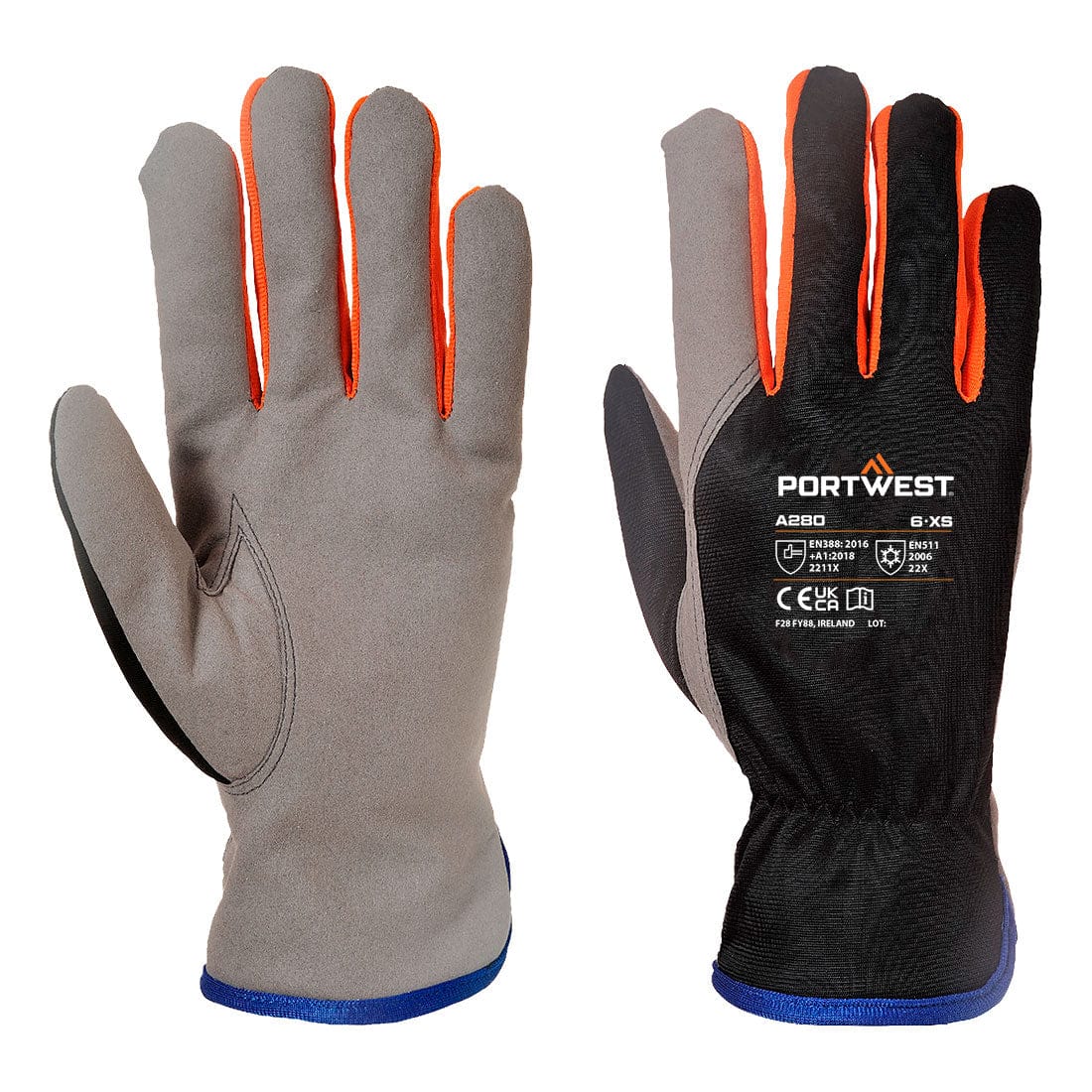 Portwest A280 Cold 240 Synthetic Leather Mechanical Glove
