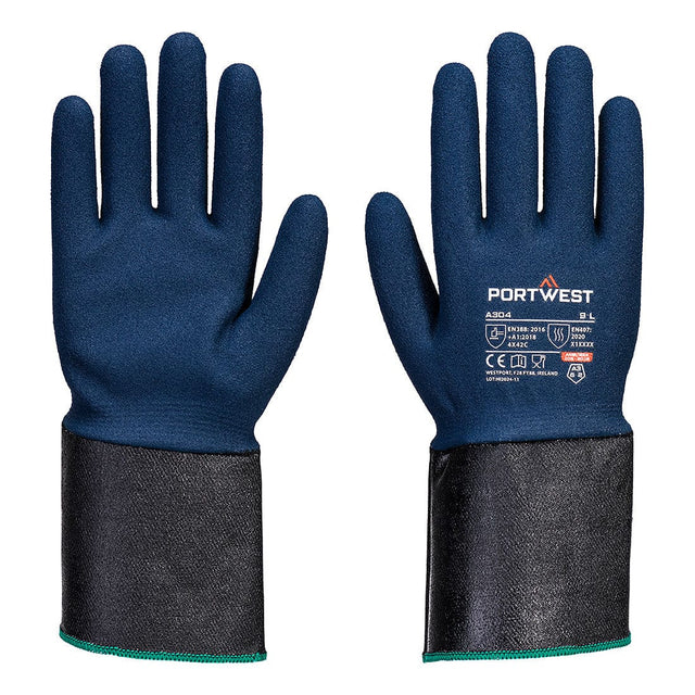 Portwest A304 Grip C13 Nitrile Foam Extend Cuff Glove