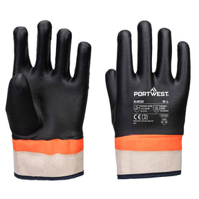Portwest A402 Grip PVC Sandy Double Dipped Glove