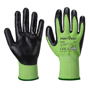 Portwest A645 Cut D13 Nitrile Green Glove