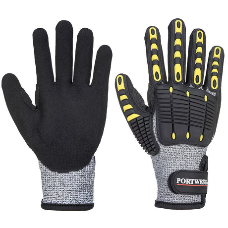 Portwest A722 Impact C13 Nitrile Sandy Reinforced Palm Glove