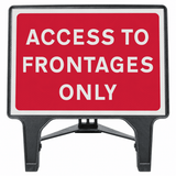 Access To Frontages Only 1050x750mm Q-Sign