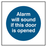 alarm-will-sound-if-this-door-is-opened-sign-safety-extinguisher-signage-fire-evacuation-escape-hazard-identify-locate-instruct-alarm-prevention-regulations-compliance-gear-self-adhesive-rigid-PVC-foam-high-impact-polystyrene-photoluminescent-polycarbonate