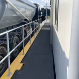 anti-slip-GRP-flat-sheet-slip-resistant-fiberglass-safety-flooring-walkway-traction-durable-industrial-premium-wet-dry-indoor-outdoor-construction-zones-schools-bridges-residential-leisure-facilities-ramps-stair-covers-gritted-glass-reinforced-polyester-screw-adhesive-bonding
