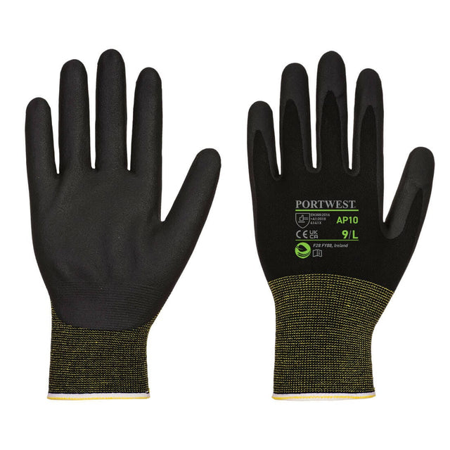 Portwest AP10 Grip 15 Foam Nitrile Bamboo Glove (Pk12)