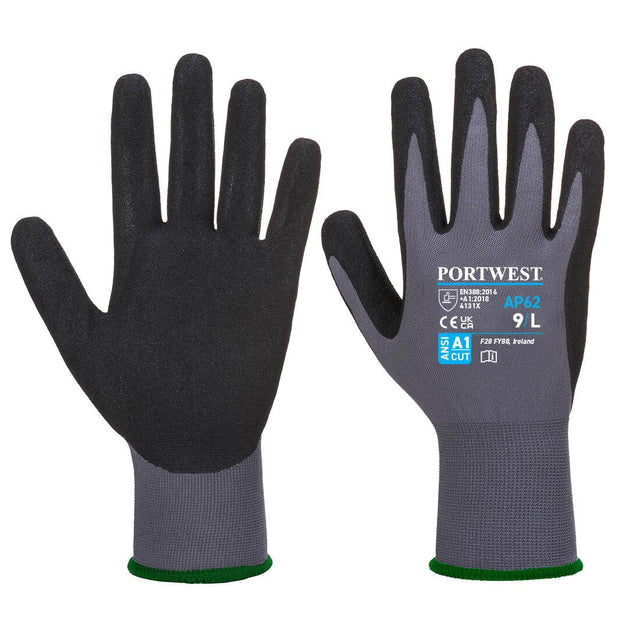 Portwest AP62 Grip 15 Nitrile Sandy Aqua Glove