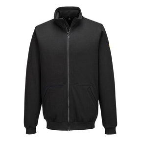 Portwest AS25 Anti-Static ESD Zip Sweatshirt