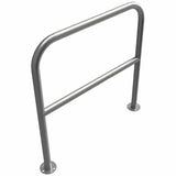 autopa-perimeter-stainless-steel-hoop-barriers-48mm-with-horizontal-bar-safety-outdoor-guard-rails-car-parks-industrial-commercial-playground-permanent-obstacle-motercycle-bike-security-trolley-parks-car-showrooms-dealerships-bolt-down-heavy-duty-robust-durable-weather-resistant-residential-impact-resistant