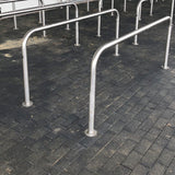 autopa-perimeter-stainless-steel-hoop-barriers-60mm-with-horizontal-bar-safety-outdoor-guard-rails-car-parks-industrial-commercial-playground-permanent-obstacle-motercycle-bike-security-trolley-parks-car-showrooms-dealerships-bolt-down-heavy-duty-robust-durable-weather-resistant-residential-impact-resistant