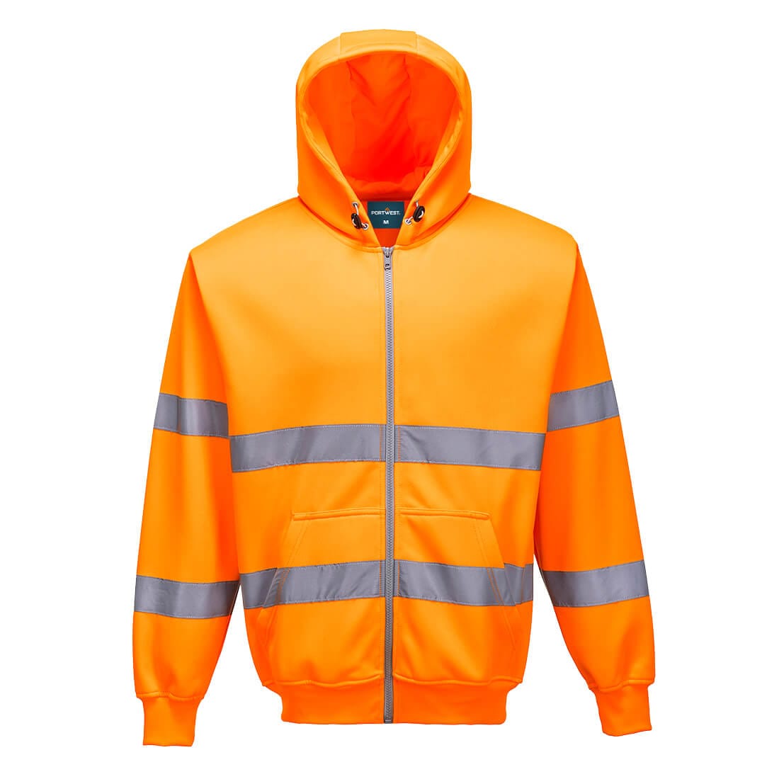 Portwest B305 Class 3 Hi-Vis Zipped Hoodie